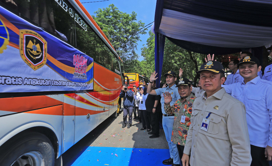 Gratis, 40.088 Pemudik Dilepas dari Kota Tangerang