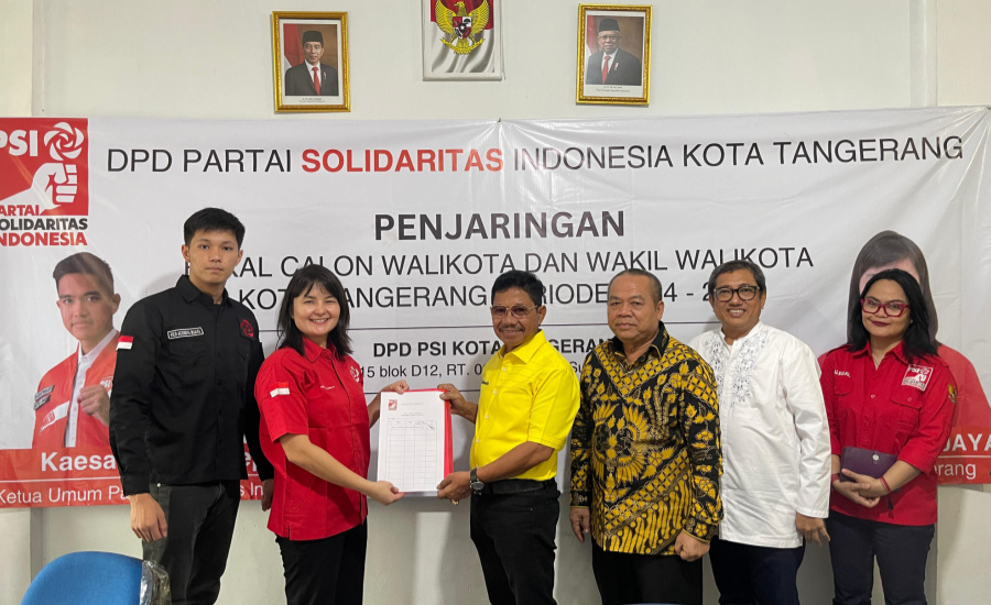 5 Partai, Sachrudin Ikut Penjaringan Partai Nasdem dan PSI Kota Tangerang