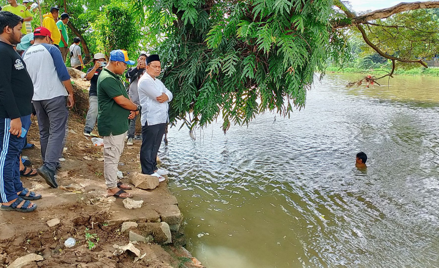 1 Hari, Korban Tenggelam di Sungai Cisadane Belum Ditemukan