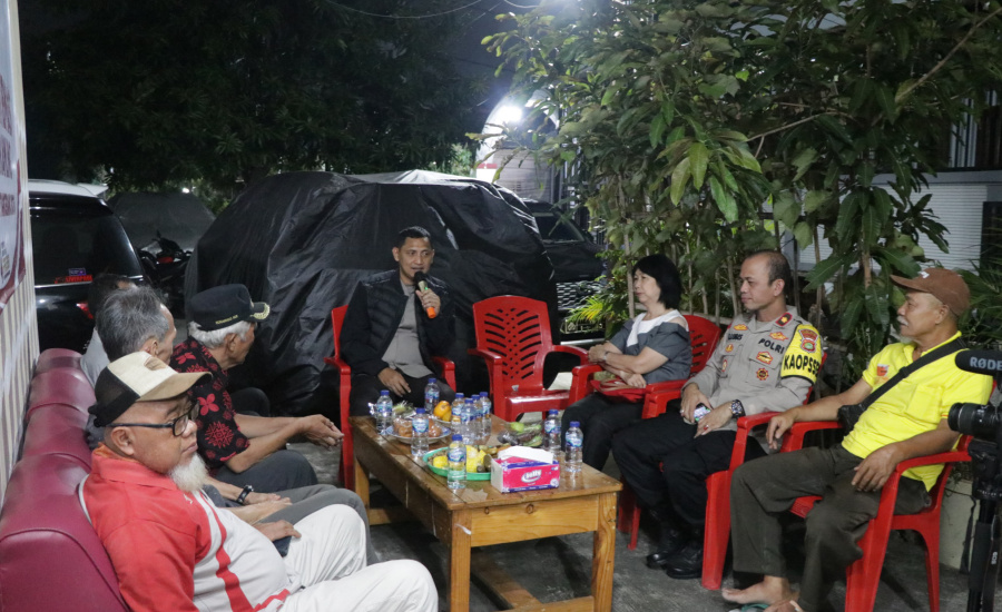 Jurus Jitu Kapolres Metro Tangerang, Ngopi Disisipi Pesan Kamtibmas di Satkamling