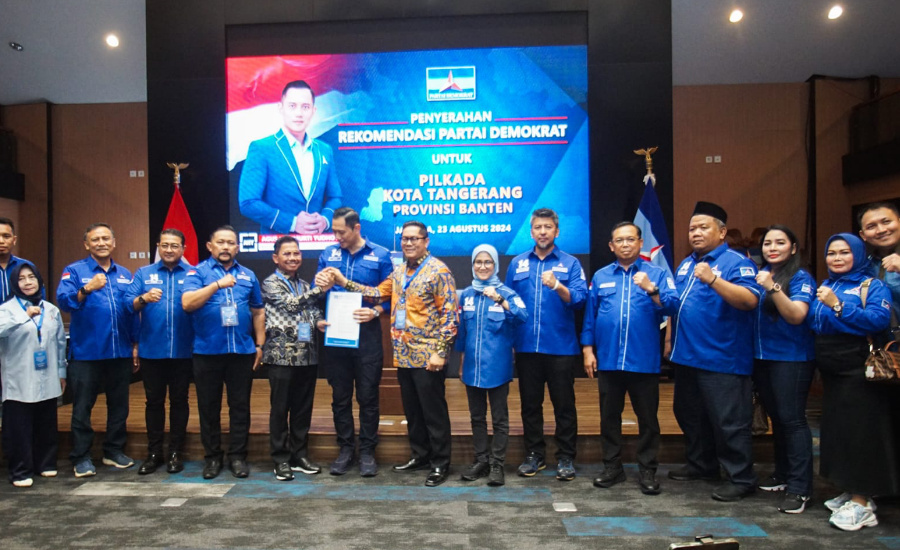 Resmi dan Final, DPP Demokrat Serahkan B1 KWK kepada Sachrudin-Maryono