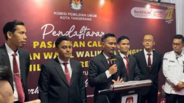 KPU Kota Tangerang Umumkan Hanya 3 Paslon Penuhi Persyaratan Pendaftaran