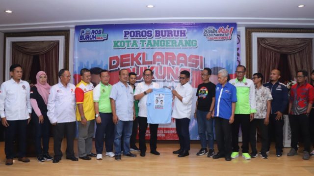 Ratusan Ribu Buruh di Tangerang Gas Pol Dukung Andra Soni-Dimyati di Pilkada Banten 2024