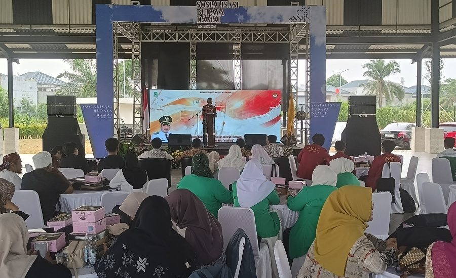 Jaga Toleransi, Kesbangpol Kota Tangerang Gelar Sosialisasi Wujudkan Budaya Damai