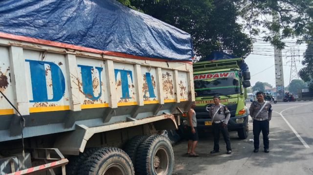 Awasi Jam Operasional Truk Tanah di Tangerang, Polisi Bentuk Tim Gabungan dan Dirikan 8 Pos Pantau, 13 Truk Ditilang