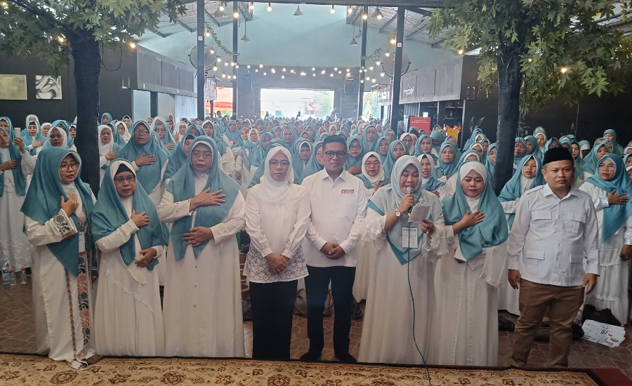 Andra Soni-Dimyati Didukung dan Didoakan Ratusan Ustazah Pimpinan Majelis Taklim se-Kota Tangerang