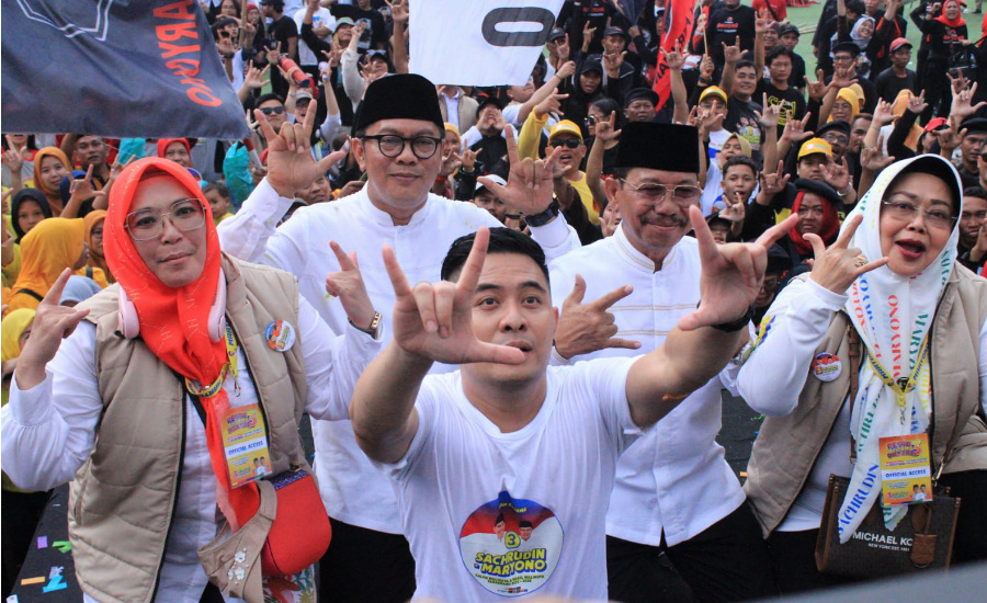 Sachrudin-Maryono Ucapkan Terimakasih, Kampanye Akbar Dihadiri Ribuan Rakyat Kota Tangerang