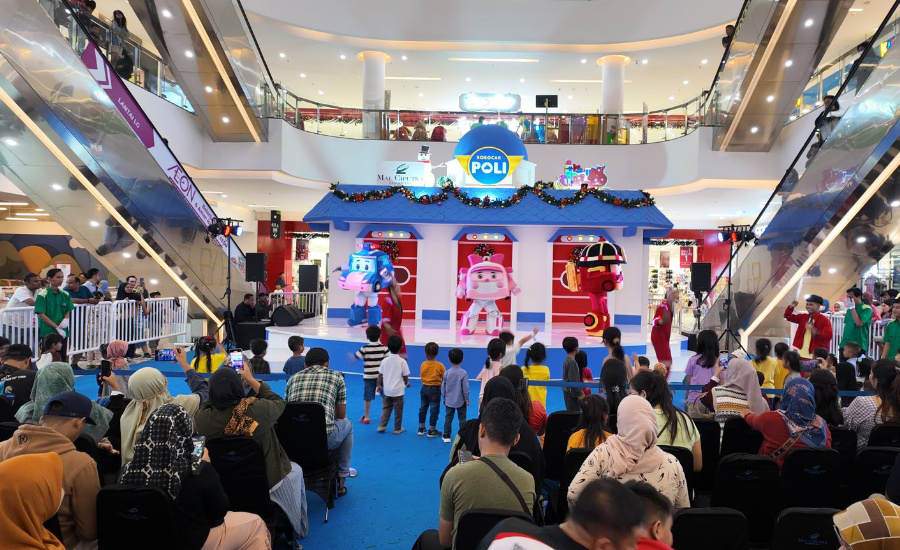 Mal Ciputra Tangerang Hadirkan Christmas On Ice Bersama Robocar Poli