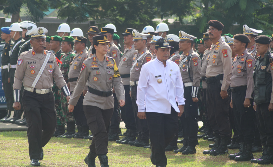 Ribuan Personil Gabungan Amankan Nataru 2025 di Tangerang