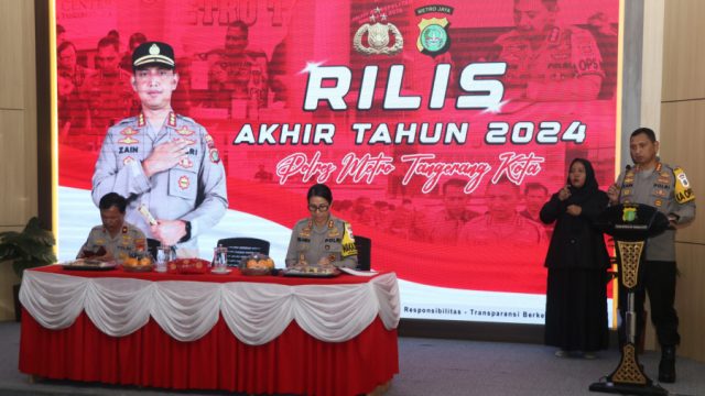 Rilis Akhir Tahun, Kapolres Metro Tangerang Kota Ungkap Kinerja 2024