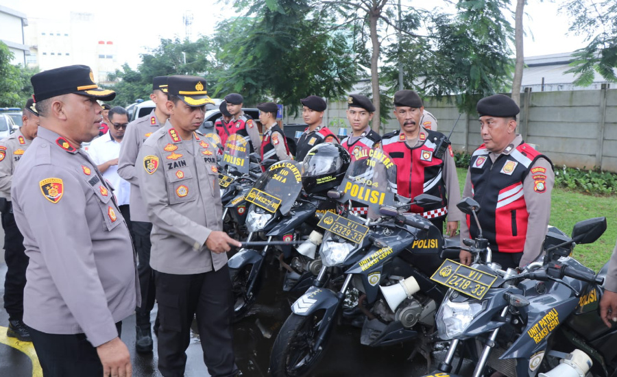 Ramadhan 2025, Kapolres Metro Tangerang Kota Cek Randis Patroli