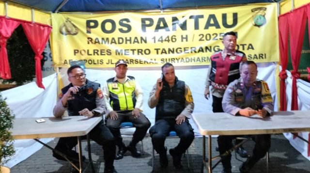 Polres Metro Tangerang Kota Dirikan 23 Pos Pantau, Cegah Gangguan Selama Ramadhan