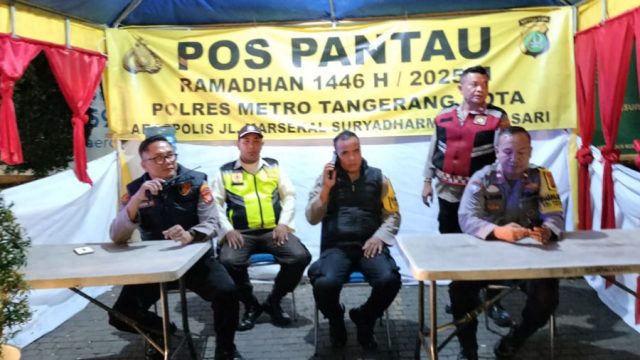 Polres Metro Tangerang Kota Dirikan 23 Pos Pantau, Cegah Gangguan Selama Ramadhan